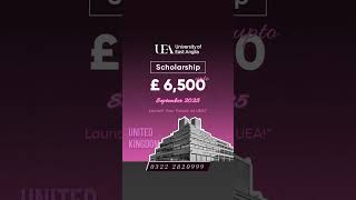 Study in uk at University of East Anglia l Scholarship upto 6500 pounds l Admissions are open now.