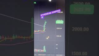 ETHEREUM IS JUMPING 📊 #ethereum #cryptocurrency #cryptotrading #trendingcoin #viralshorts #bitcoin