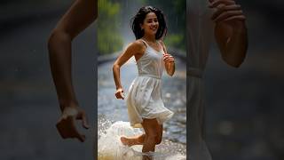 Dancing under the heavy rain #peacefulrain #love #calmingnature #rain