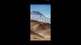 Volcano Facts #shorts