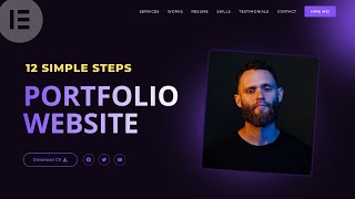 Create a Stunning Portfolio Website in WordPress with Elementor FOR FREE