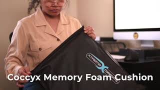 Xtreme Comforts Coccyx Seat Cushion Product Demo Vide