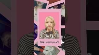 kissy face kissy face 😚 #ROSÉ_Bruno_APT brought to you by youtube shorts