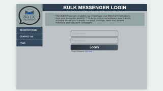 BULK messenger DEMO using Africastalking API