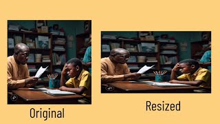 How to Resize Images to Landscape for Folktale | Converting Image from Square to Rectangle