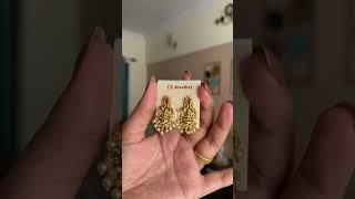South Indian temple jewellery meesho #shorts #ashortaday #meesho #meeshojewel #meeshohaul #earings