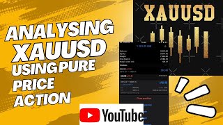 ANALYSING XAUUSD USING PURE PRICE ACTION