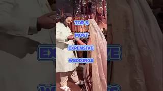 Most Expensive Weddings #shorts #ytshorts #expensivewedding