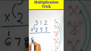 3 Digit 😀Multiplication 🥁Trick | Mathtricks| Multiplication Trick | Multiply | #shorts #math