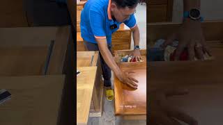 DIY wooden furniture with TWO hidden drawer cabinets #furniture #shortsfeed #shorts