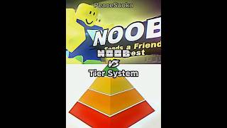 Roblox Noob vs Tiering System