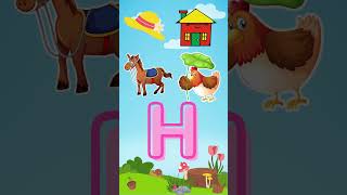 H for hat | alphabet for kids | phonics song | english alphabet | एबीसीडी #abcd #shorts #ytshorts