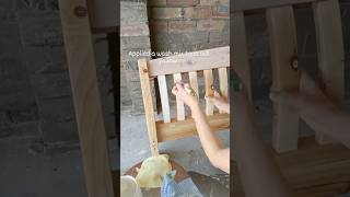 The power of paint wash! Lighten furniture #lighteningfurniture #paintwash #furniturebeforeandafter