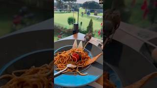 Lunch with a bird 😂😂 #عصفور #ببغاء