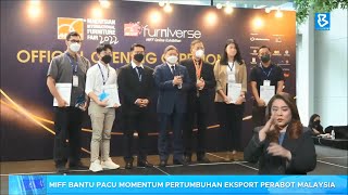 MIFF bantu pacu momentum pertumbuhan eksport perabot Malaysia