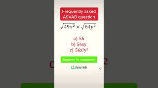 ASVAB Math most frequent question 💯 #asvab #asvabmath #asvabversion #studytok