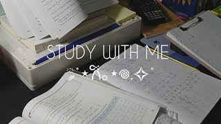 [Study With Me] 2 hours STUDY WITH ME 📚 (late night 🌜) // Pomodoro 60/10 ⏰️// Calm Piano 🎹
