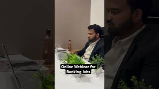 Online Webinar for Banking Jobs! #shorts #education #bankingjobs