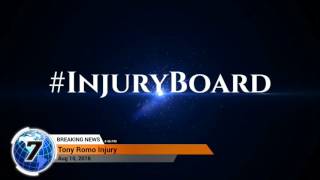 NFLInjuryBoard w FantasyDoctor Selene Parekh - Tony Romo