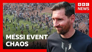 Lionel Messi event in India descends into chaos | BBC News