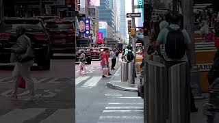 CRAZY NEW YORK STREETS, TIMES SQUARE !!!! #study #fun #newyork #businesschool #usa  #student #mba