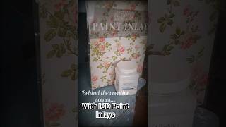 Creating some shabby chic designs with these beautiful Paint Inlays by IOD - Iron Orchid Designs!