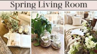 Spring Living Room Decorate with Me | Cottage Style | Spring Decorating Ideas