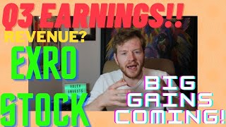 EXRO TECHNOLOGIES! BEST EV/TECH STOCK TO BUY NOW! Q3 Earnings Report and Revenue Information! HUGE!
