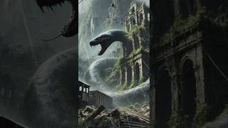 The Ancient Guardian: A Train's Final Stand Against the Titan Serpent #swordmasterstory