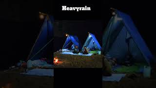 CAMPING SURVIVAL SKILLS IN HEAVY RAIN #camping #campingintherain #bushcraft #campinginheavyrain