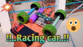 !!..Making mini racing car ..!!