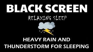 🔴Rain on meta roof sounds on blackscreen for deep sleeping , relaxing and more
