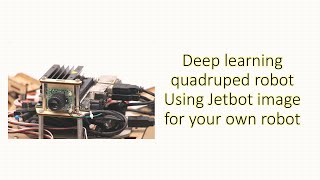 Jetson Nano Quadruped Robot Full Length Demo