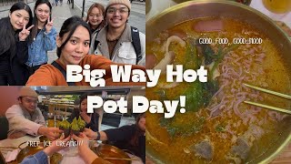 Hotpot and good vibes|| Catching up after class. 😉#bigwayhotpot #vancouver @manishaghalley