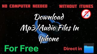 How To Download MP3 Songs in Iphone Without PC/itunes #iphone #technology #tips #viralvideo #tricks