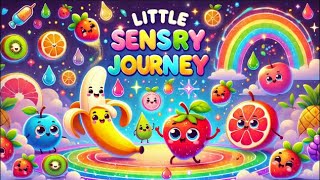 Baby Sensory Kids Fruit Salad Dance Party - Fruit Dancing 🍓 Infant Visual Stimulation With Music