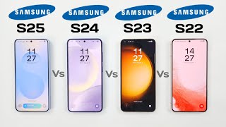 Samsung S25 vs Samsung S24 vs Samsung S23 vs Samsung S22 - ULTIMATE Speed Test 
