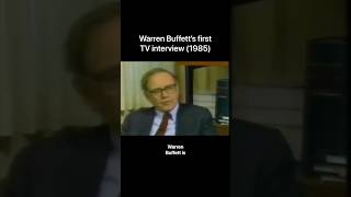 Warren Buffett's first TV interview