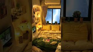 Cozy vibes and the soothing sound .#heavyrain #thunderstorm #cozynights #short#ASMRRain