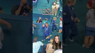 POV: Front Row At Paris Olympics Seeing Simone Biles! #parisolympics2024