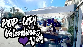 WE DID ANOTHER POP-UP! Valentine's Day Ube Pancakes and TapSilogs, pastries, and MERCH