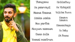 Anirudh Melody Hits || Tamil Songs || Special Songs Feel Good