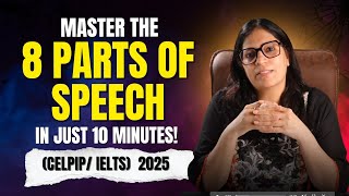 Master the 8 Parts of Speech in Just 10 Minutes! | CELPIP/IELTS 2025