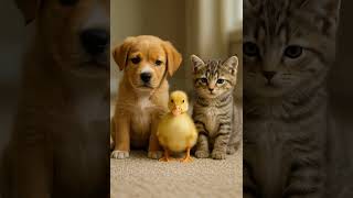 Adorable Kittens & Puppy Cuddle Time! 🐾❤️