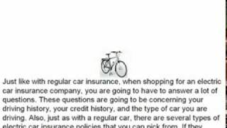 Getting the Best Electric Car Insurance