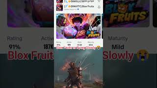 Blox Fruits is Slowly Dying 😭 (Roblox) #roblox #bloxfruits #technogamerz #reels #shorts #gaming