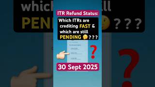 ITR Refund Update: Which ITRs are coming fast & which are still pending?