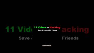 “11 Videos = Master Hacking 💻| Learn Ethical Hacking🔥”.#MasterHacking #EthicalHacking #CyberSecurity