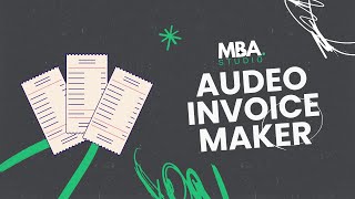 Audeo Invoice Maker Promo Video Portfolio