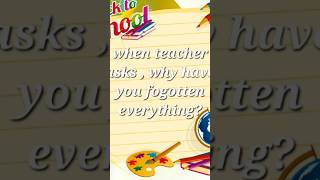 #schoolmemes #schoollife #backtoschool